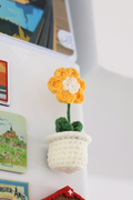 Magnet Fleur Éclat Doré