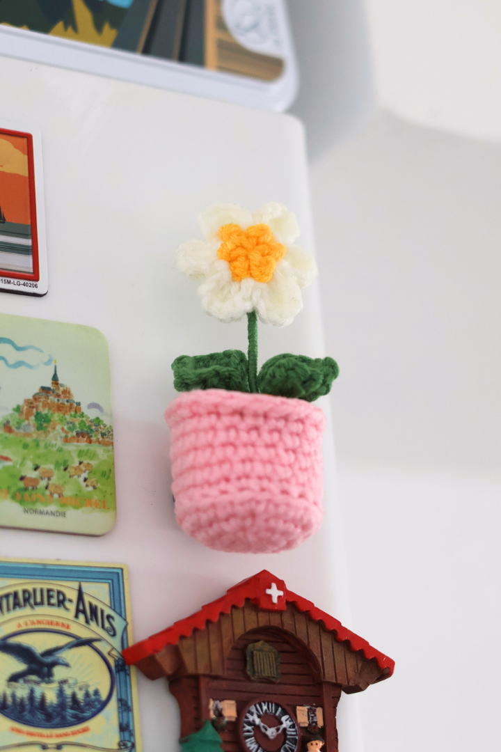 Magnet Fleur Rosée Fleurie