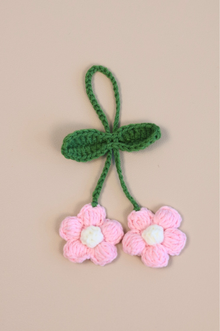 Accessoire de sac Rose Poudré