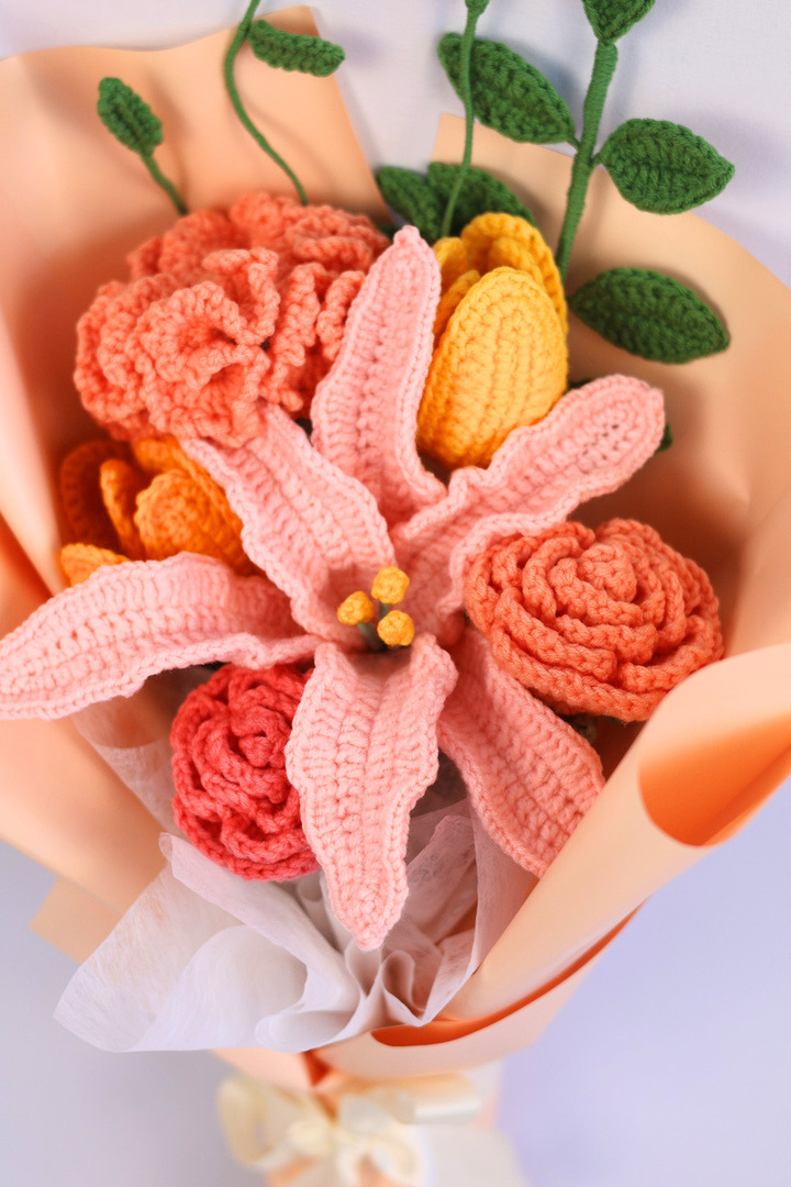 Bouquet Éclat Corail