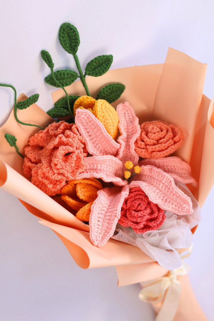 Bouquet Éclat Corail