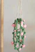 Suspension Florale Bohème Rose